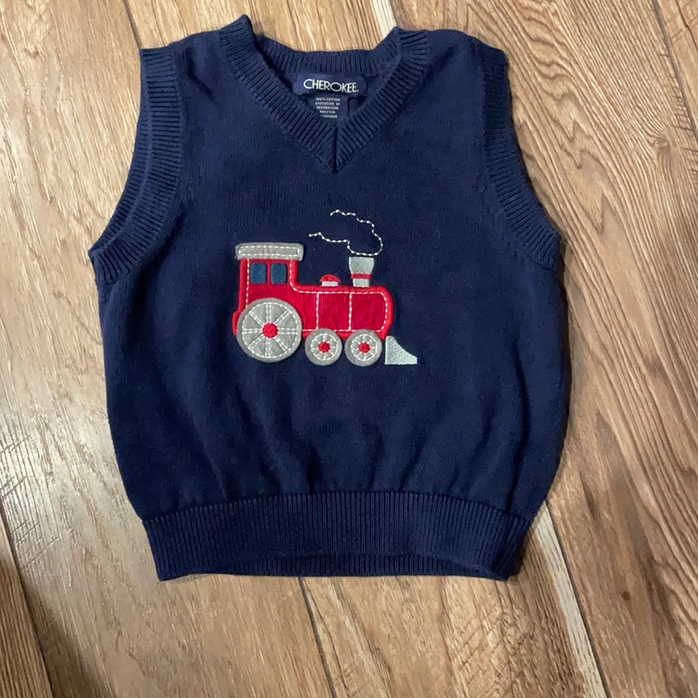 Cherokee sweater vest/ sleeveless sweater